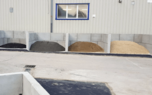 stockage des platres